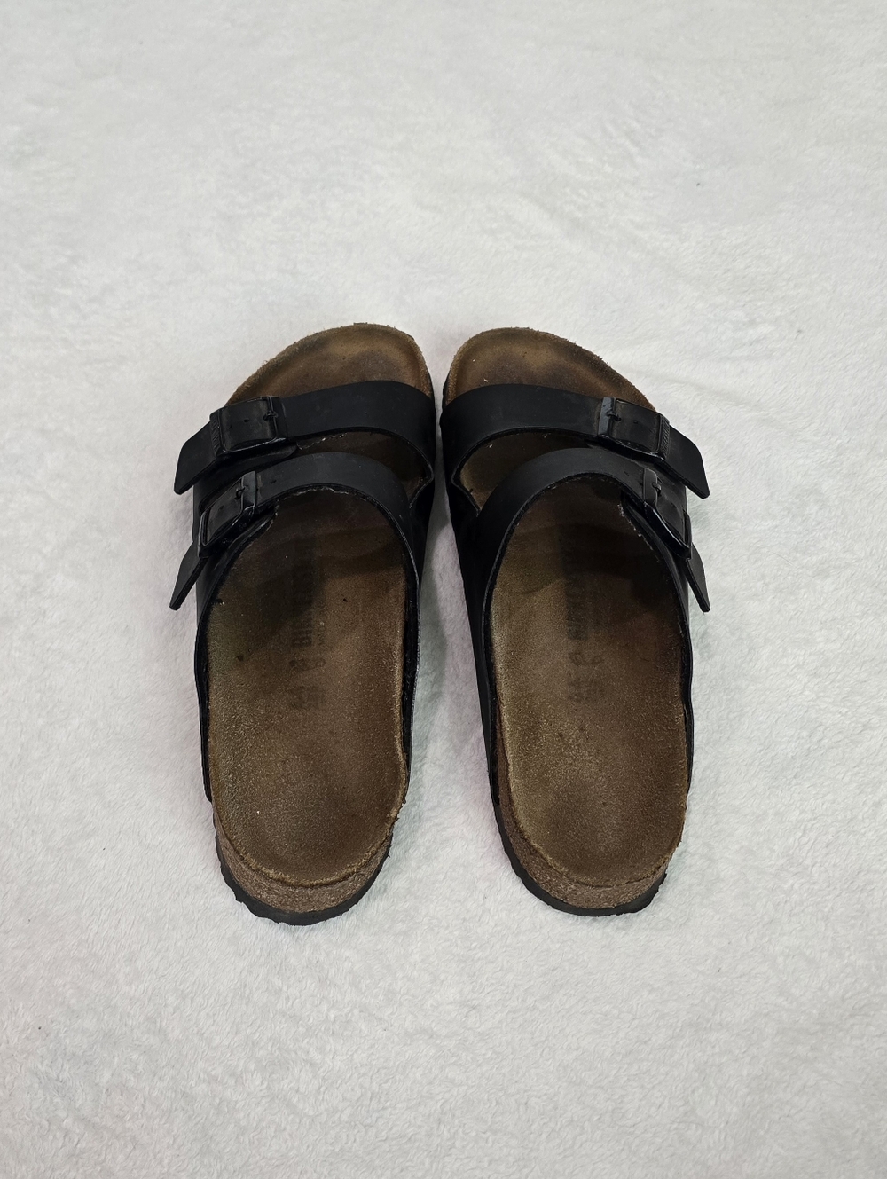Men's Birkenstock Sandals Arizona Classic Comfort Black Slides Shoes Size 11 - Picture 5 of 7